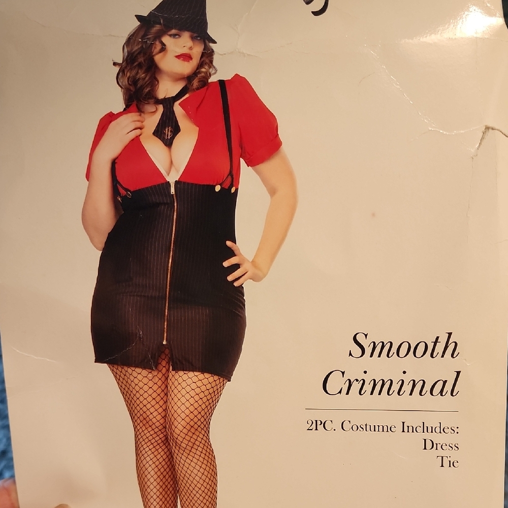 Red and Black Smooth Criminal Costume